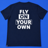 FALCO T001F — Fly On Your Own — T-shirt Bleu Marine