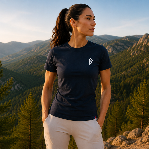 FALCO T001F — Fly On Your Own — T-shirt Bleu Marine