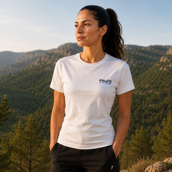 FALCO T002F — Honor Your Word — T-shirt Blanc