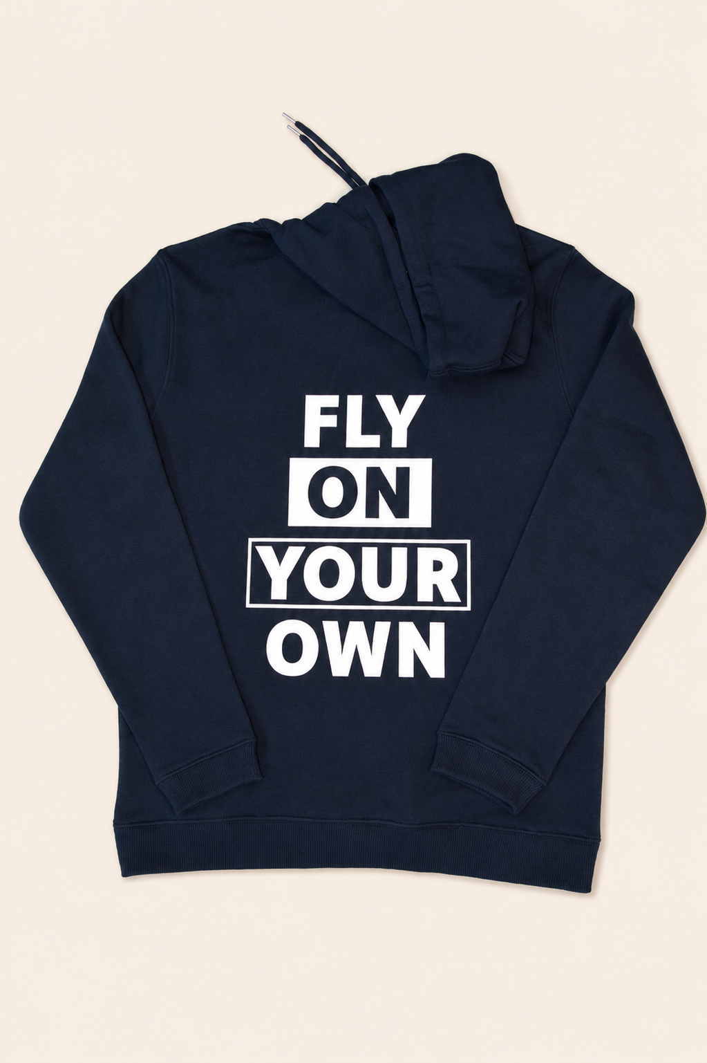FALCO H001 — Fly On Your Own — Hoodie Bleu Marine