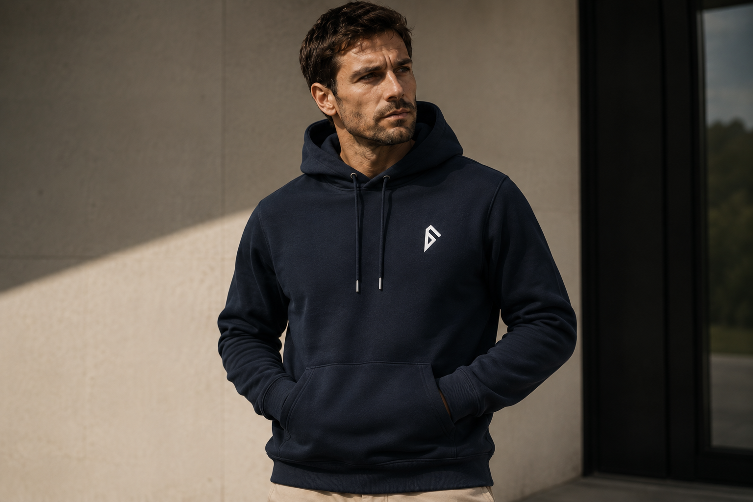 FALCO H001 — Fly On Your Own — Hoodie Bleu Marine