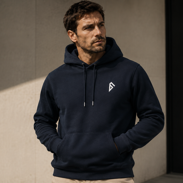 FALCO H001 — Fly On Your Own — Hoodie Bleu Marine