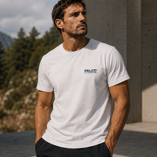 FALCO T002 — Honor Your Word — T-shirt Blanc