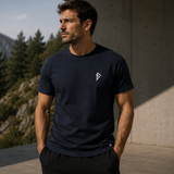 FALCO T001 — Fly On Your Own — T-shirt Bleu Marine